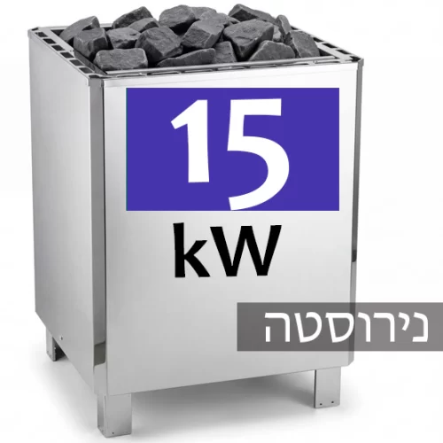 תנור סאונה תעשייתי 15 קילוואט
