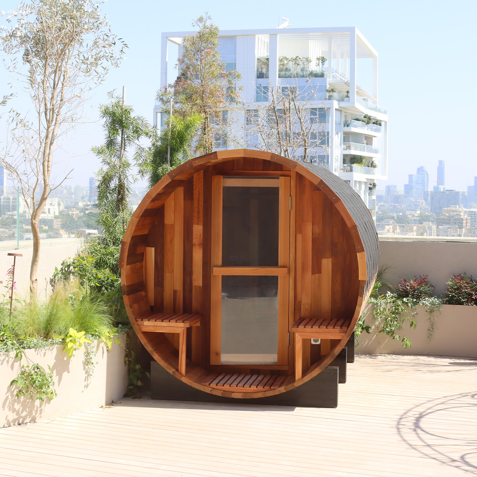 Sauna barrel image – תמונה של סאונה חבית

