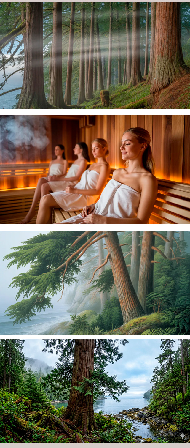 CEDAR ► BaLI סאונה יוקרתית לבית ולחצר