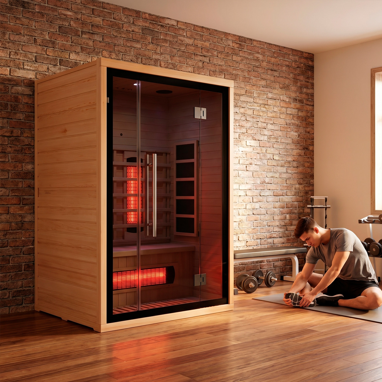 סאונה אינפרא לשני אנשים