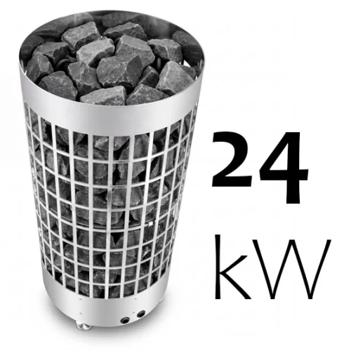 תנור חשמלי גלילי לסאונה 24 קילוואט – HXY-240 תנור חימום חשמלי רב עוצמה לסאונות גדולות